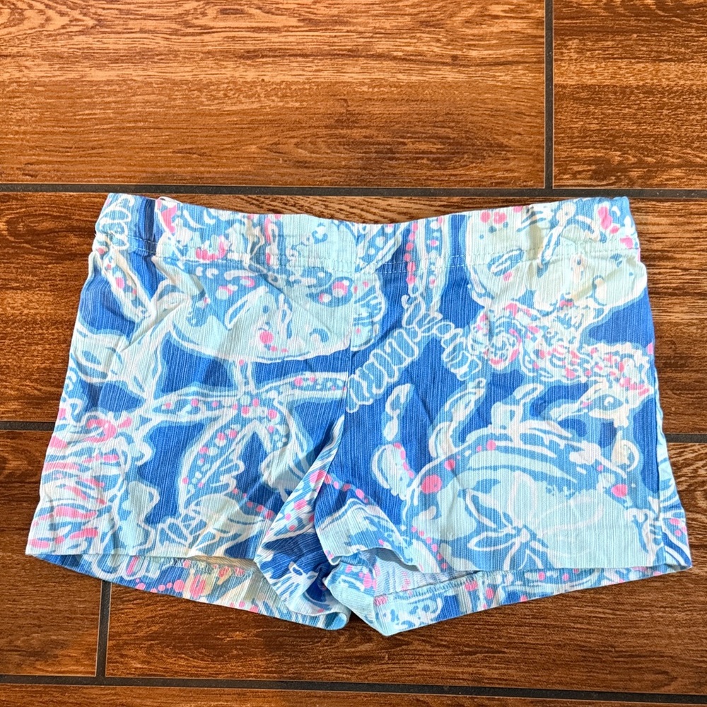 Lilly Pulitzer Kids Blue and Pink Shorts
